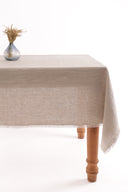 Linen Fringe Me Good Tablecloth