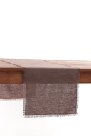 Linen Fringe Me Good Table Runner