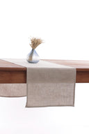 Linen Slumber Solid Table Runner