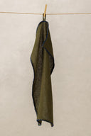 Linen Velour Waffle Kitchen Towel
