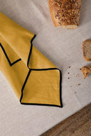 Linen Black Needled Napkin Set