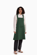 Linen Cross Back Apron