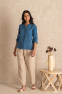 Linen Violet Shirt