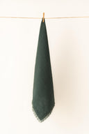 Linen Fringe Me Kantha Kitchen Towel