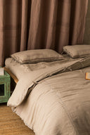 Linen Floret Duvet Cover Set