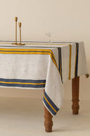 Linen Herringbone Tablecloth