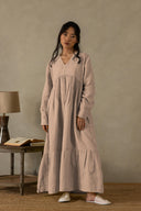 Linen Harbor Maxi Dress