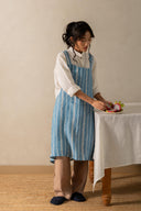 Linen Althea Cross Back Apron