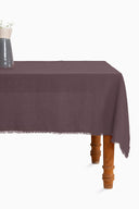 Linen Fringe Me Good Tablecloth