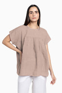 Linen Pearl Top