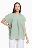 Linen Pearl Top