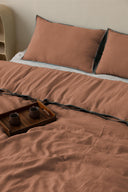 Linen Grey Needled Duvet Cover