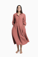 Linen Magnolia Dress