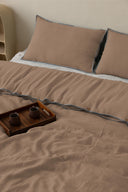 Linen Grey Needled Duvet Cover