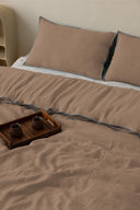 Linen Grey Needled Duvet Cover