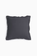 Linen Grey Needled Cushion Cover
