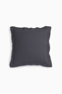 Linen Grey Needled Cushion Cover