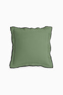 Linen Black Needled Cushion Cover