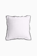 Linen Black Needled Cushion Cover