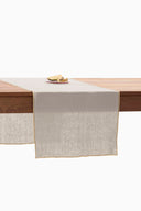 Linen Natural Needled Table Runner