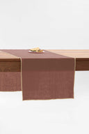 Linen Natural Needled Table Runner