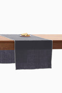 Linen Grey Needled Table Runner