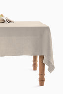 Linen Natural Needled Tablecloth