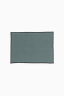 Linen Black Needled Placemat Set