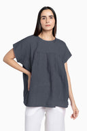 Linen Pearl Top