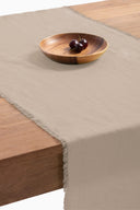 Linen Fringe Me Good Table Runner