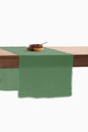 Linen Fringe Me Good Table Runner