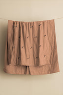 Linen Hand Tucked Quilt