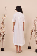 Linen Dove Dress