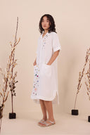 Linen Dove Dress