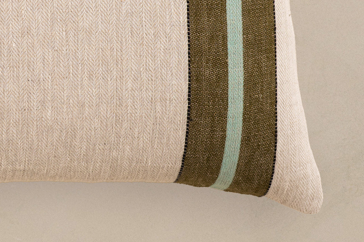 Linen Herringbone Cushion Cover