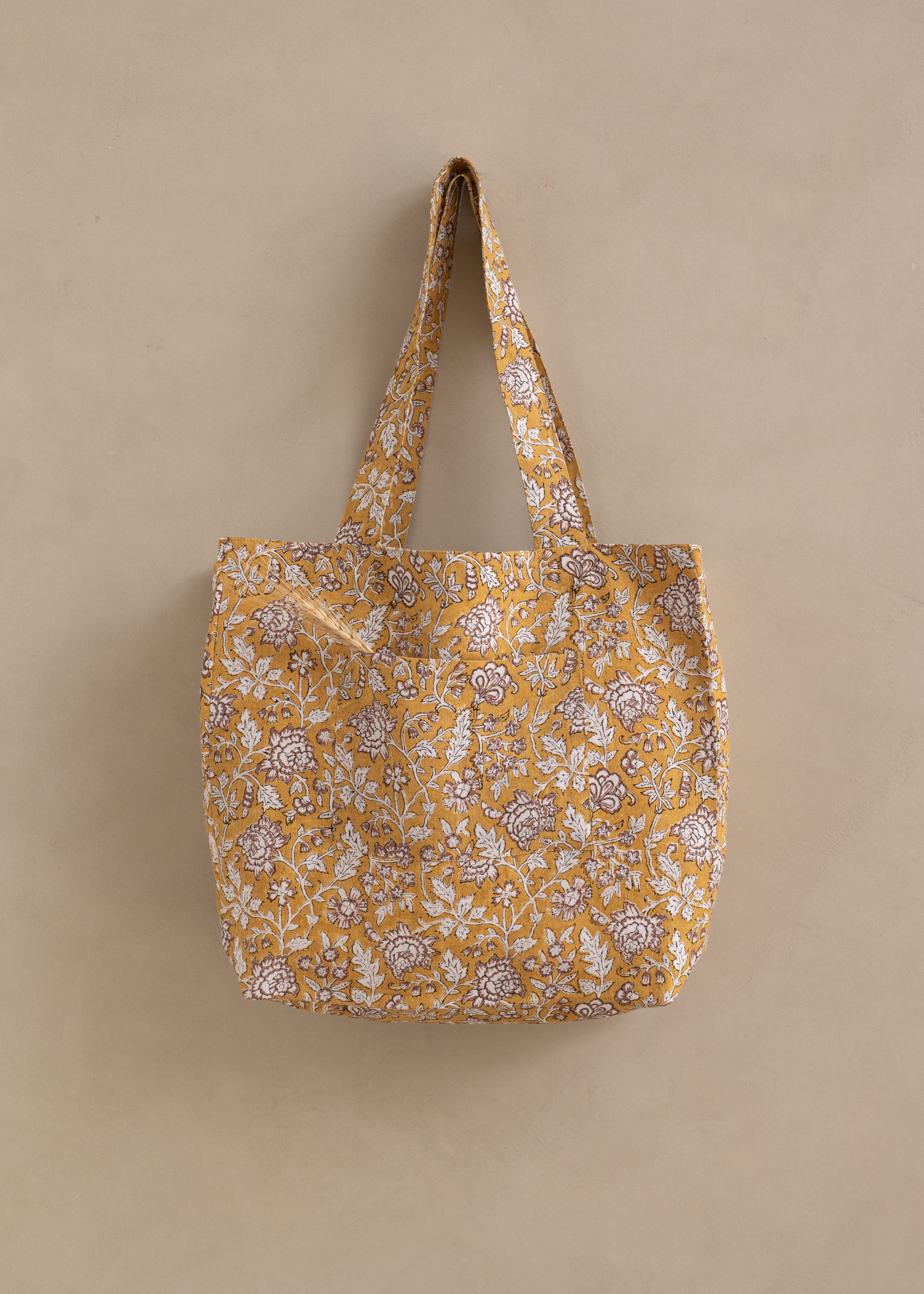 Linen Eska Tote Bag