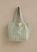 Linen Althea Tote Bag