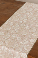 Linen Camellia Table Runner