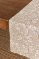 Linen Camellia Table Runner