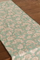 Linen Camellia Table Runner