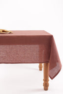 Linen Slumber Solid Tablecloth
