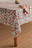 Linen Sudoku Tablecloth