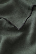 Linen Black Needled Tablecloth