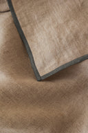 Linen Grey  Needled Tablecloth