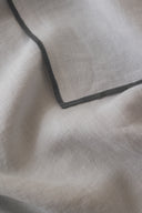 Linen Grey Needled Tablecloth