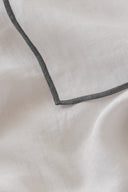 Linen Grey Needled Tablecloth