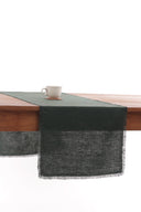 Linen Fringe Me Good Table Runner