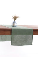 Linen Slumber Solid Table Runner
