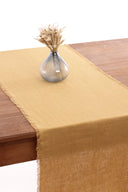 Linen Fringe Me Good Table Runner