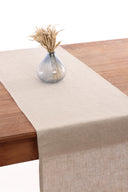 Linen Slumber Solid Table Runner